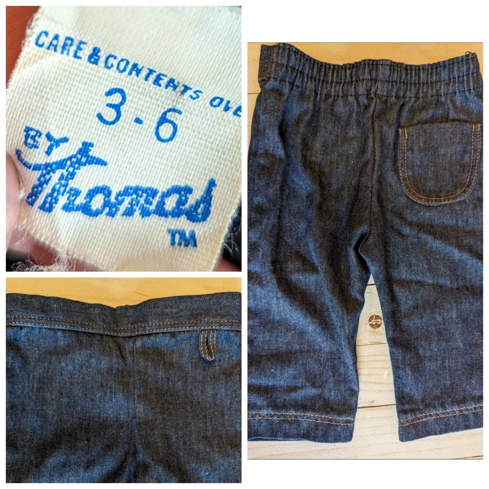 Vintage Baby Jeans by Thomas 3-6